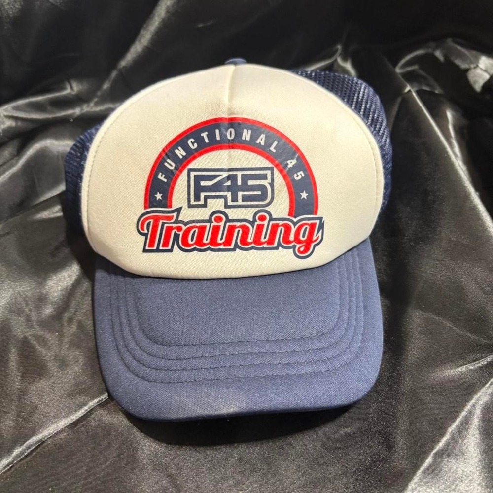 F45 excellent‎ condition foam trucker hat functional 45